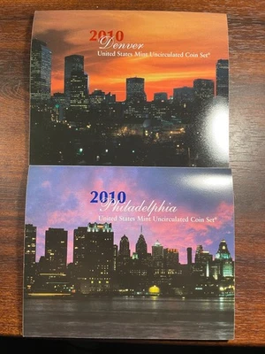 2010 P & D US Mint Uncirculated Set OGP Original BU - Image 1 of 2