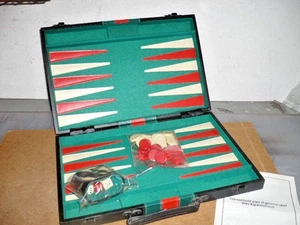 GIOCHI di SOCIETA' BACKGAMMON BREBBIA in CONFEZIONE LUSSO ANNI 70 BELLA  AFFARE! - Foto 1 di 7