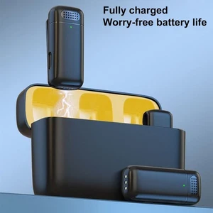 Handheld Microphone Phone Lavalier High-quality Wireless with Low Latency Fast - Afbeelding 1 van 11