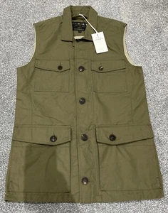 Herren Purdey Percival Safari Weste - Grün - Neu - Größe Small (S) - UVP 475€ - Bild 1 von 10
