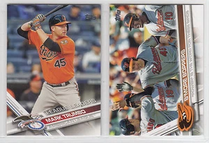 3 2017 TOPPS SERIES 1 &2  ORIOLES TEAM SET  DAVIS  TRUMBO MACHADO TREY MANCINI  - Picture 1 of 1