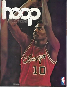 1974 1975 Hoop Basketball program magazine Buffalo Braves Chicago Bulls Bob Love - Picture 1 of 3