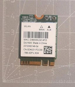 DW1820 Wlankarte Für Dell Dual Band 802.11ac 867Mbps . TOP . - Bild 1 von 2