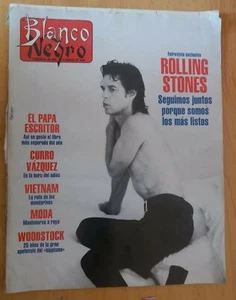 Blanco Negro Semanario De ABC Rolling Stones Woodstock - Imagen 1 de 2