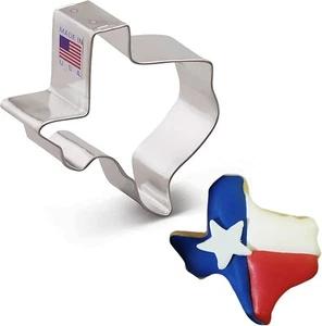 TEXAS STATE Metal Cookie Cutter - by Ann Clark - SMALL 3 inch - Picture 1 of 1