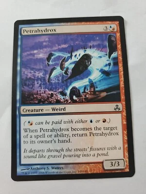 MTG Magic The Gathering Card Petrahydrox Creature Weird Red Blue Guildpact 2006 - Image 1 of 2