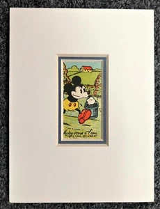 MICKEY MOUSE Art • Vintage 1930s - One of a Kind • Mickey s'en va a l'eau - Picture 1 of 3