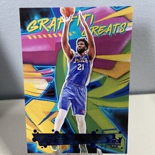 2021-22 Panini Court Kings - Joel Embiid Graffiti Greats sapphire 24/25 76ers