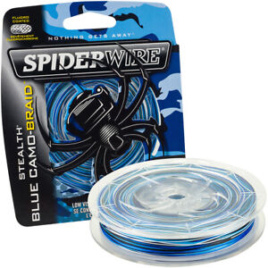 SpiderWire Stealth Braid 125 Yard Fishing Line - Blue Camo