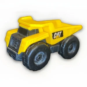CAT Yellow Dump Truck Construction Vehicle 3.5" Long Plastic - Picture 1 of 4