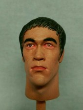 Custom 1/6 Scale Bruce Lee  Painted Head Sculpt