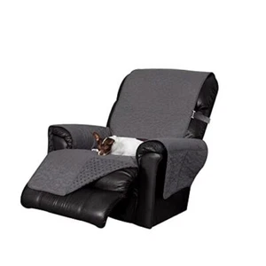 Waterproof & Non-Slip Recliner Chair Cover Protector w/ Side Pockets for - Picture 1 of 8