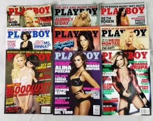 2009 Playboy Magazine Lot of 9 - Picture 1 of 4