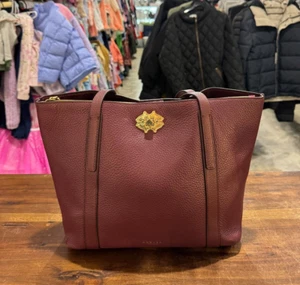 Radley Museum Street Medium Zip-Top Tote Bag In Dark Cherry (BAG697) (Faulty) - Picture 1 of 20