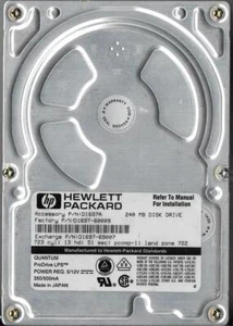 HP Quantum Pro Drive LPS 240AT 240MB Ide Hard Drive P/N: GM24A101 Rev: 02-J - Picture 1 of 2