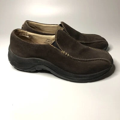 LL Bean Womens Brown Suede Loafers Shoes Size 8 M Slip On Round Toe Casual - Image 1 of 4