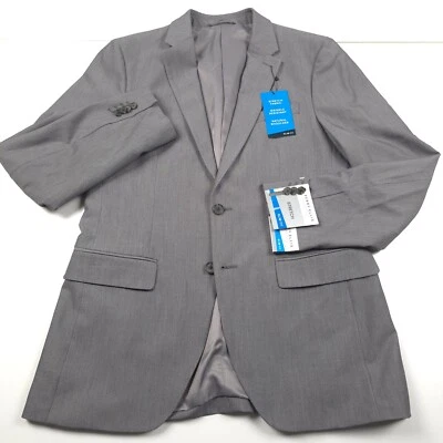 $259 Perry Ellis Slim Stretch Gray Suit Jacket Mens Size 40S  - Image 1 of 4