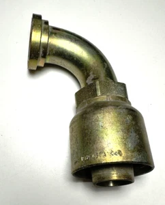 Parker 71 Series 1.25" 90° SAE 61 Flange Head Hydraulic Fitting 11971-20-20 - Picture 1 of 2