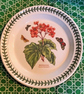 Portmeirion Botanic Garden BEGONIA Salad Plate--NWT - Picture 1 of 4