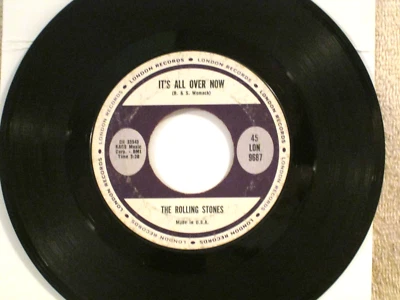 THE ROLLING STONES IT'S ALL OVER NOW ORG '64 LONDON 9687 BRITPOP W/SLEEVE VG+/EX - Image 1 of 3