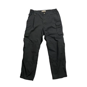 5.11 Tactical Pants Mens 36 Black Taclite Pro Cargo Pockets Lightweight Ripstop - Picture 1 of 11