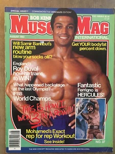 MuscleMag International Magazine August 1983 Mohamed Makkawy Lou Ferrigno Cover - Picture 1 of 1