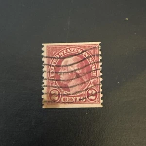 Scott # 599A 1923 - 29….2 Cent Washington U.S. Postage Stamp Used Ng - Picture 1 of 2