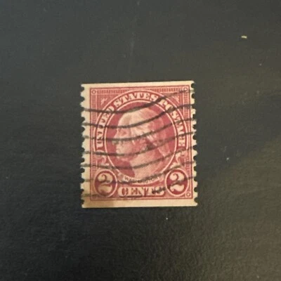 Estampilla postal de Estados Unidos Scott # 599A 1923 - 29...2 centavos usada Ng Foto 1 de 2