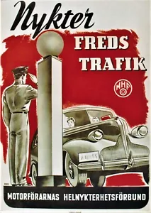 Original vintage poster FREDS TRAFIK PUMP STATION BUICK c. 1940 - Picture 1 of 1