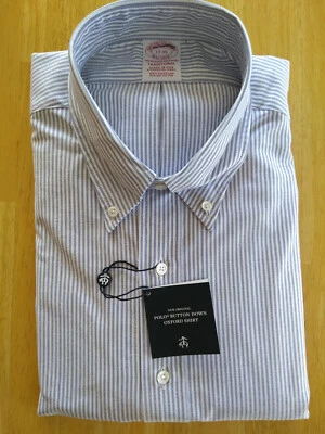 New Brooks Brothers Blue University Oxford Button Down Traditional MSRP $140  - Image 1 of 4
