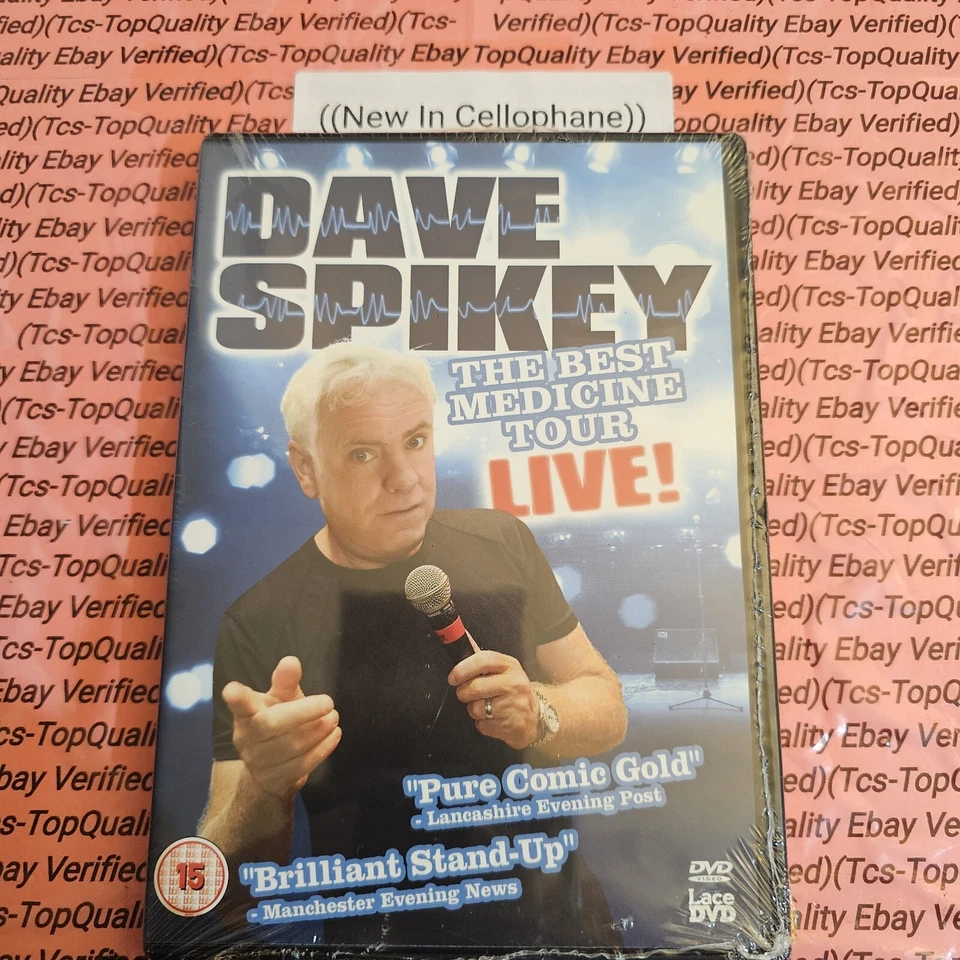 Dave Spikey The Best Medicine Tour Live - Brand New & Sealed DVD -  Free UK P&P - Image 1 of 1