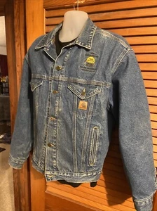 Vintage Carhartt J11 DST Blanket Lined Trucker Jacket USA Mens Large L Embroider - Picture 1 of 8