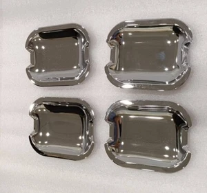 For Mercedes '86-'95 W124 E300 & '82-'93 W201 190E Door Handle Shells Stainless - Picture 1 of 3