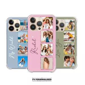 Funda personalizada con collage de fotos para teléfono a prueba de golpes para iPhone 11 14 13 12 7 - Imagen 1 de 19