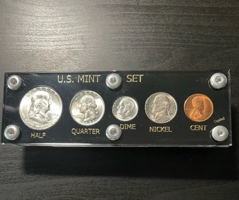 1953-S, US MINT 5 Coin Set Beautiful Shine On Each Coin SAN FRANCISCO MINT! Cover