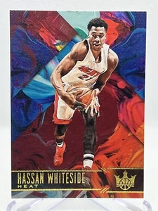 HASSAN WHITESIDE 2017-18 Panini Court Kings Basketball #42 Base - Picture 1 of 2