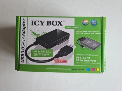 NEU & OVP ICY BOX IB-AC704-6G USB3.3 SATA Adapter - Bild 1 von 4