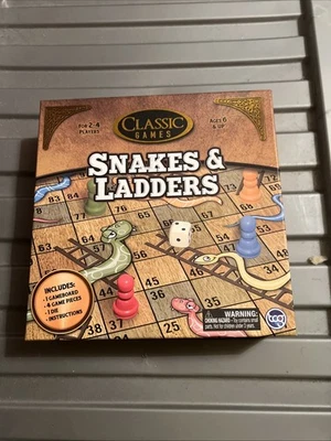 Classic Games Snakes and Ladders Game Board Game - Image 1 of 2