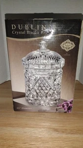 Candy dish Dublin Crystal Biscuit jar - Picture 1 of 5
