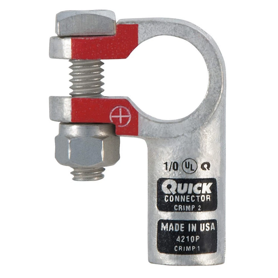 FUSION 4210P Battery Terminal,Left Elbow,Crimp 25KD19 - Image 1 of 1