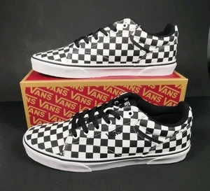 VANS-Nuevo-Zapatillas Seldan para Hombre a Cuadros Negras/Blancas-VN000CT3BA2-Talla 12 - Imagen 1 de 10