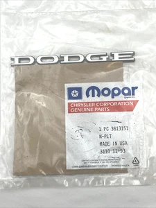NOS DODGE NAME HOOD & TRUNK 1972 - 1976 PN 3613151 DEMON DART MOPAR - Picture 1 of 7