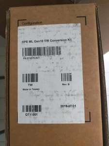 HPE ML Gen10 Tower to Rack Conversion Kit with Sliding Rail Rack Shelf and Cable - Photo 1/1
