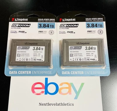 [Paquete de 2] SSD NVMe Kingston 3,84 TB - SEDC1000M/3840G | Serie de centros de datos DC1000M Foto 1 de 4
