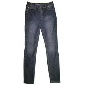 Natural Reflections Women’s Jeans 10T Tall Dark Wash Straight Leg Stretch - Picture 1 of 5