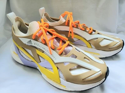 ADIDAS STELLAMcCARTNEY X MUJER SolarGlide Goma Cambio Púrpura Amarillo Talla 9-1/2 Foto 1 de 4
