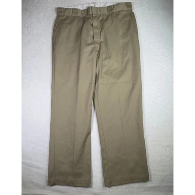 Pantalones chinos informales vintage Dickies para hombre 40x30 beige tostado Foto 1 de 4