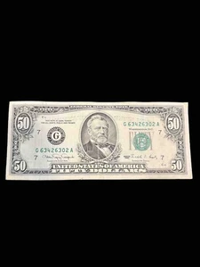 Circulated $50 Bill (Fifty Dollar Bill) - 1985 - Picture 1 of 2