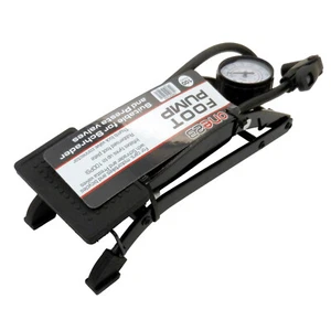 Bicycle/Car/Motorbikes Foot/Floor Pump With Pressure Gauge 100PSI Single Barrel - Picture 1 of 6