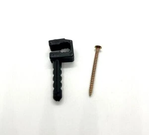 20x Kabelschellen für Kabel 8 mm  Schwarz Dübelschellen Kunststoff Stromleitu... - Imagen 1 de 8